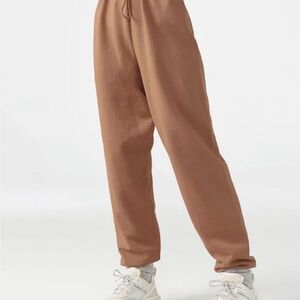 Joah Brown Oversized Joggers 'Terra Cotta French Terry'